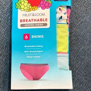 Fruit of the Loom Kids' Vibrant Bikini Pack